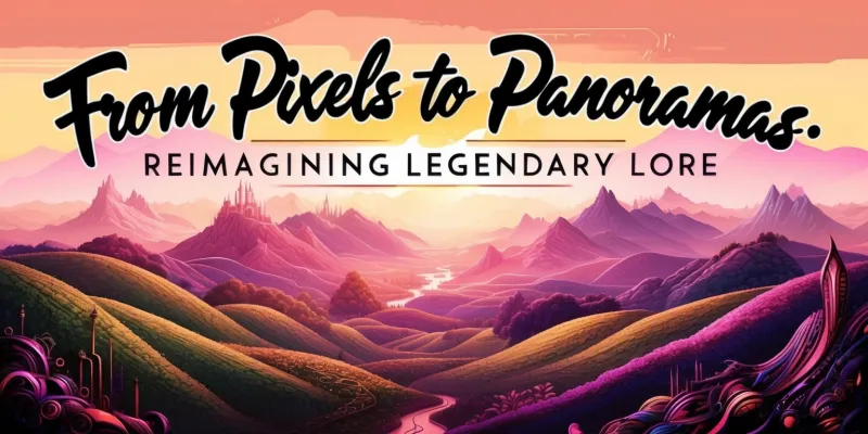 From Pixels to Panoramas: Reimagining Legendary Lore